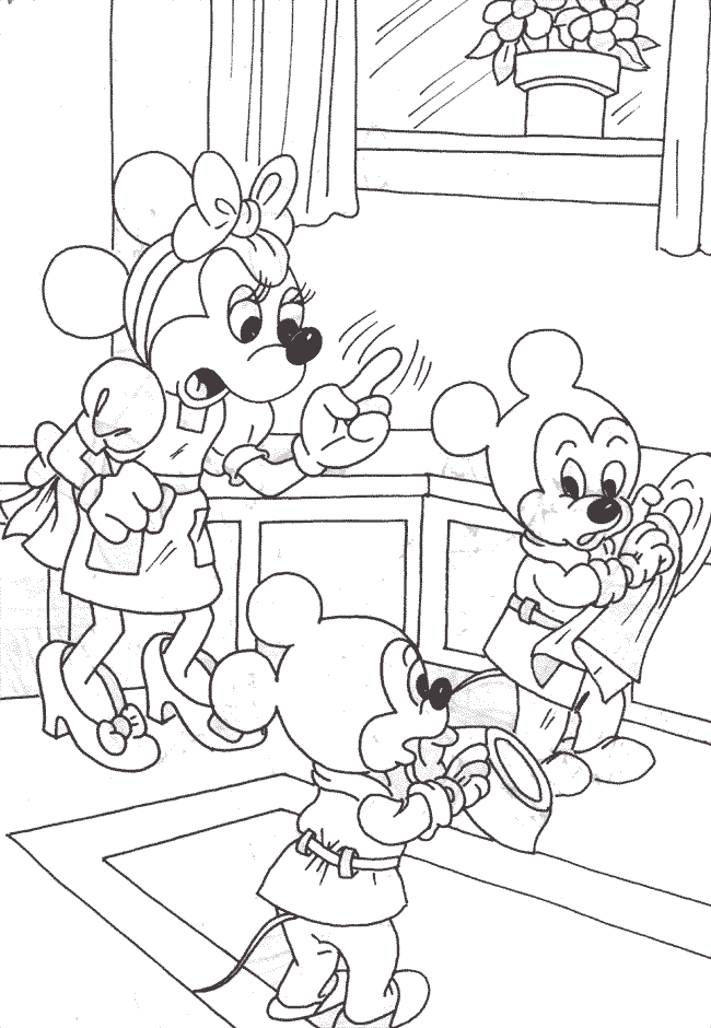 Familia Mickey Mouse Desene Animate Fise Planse De Colorat My Xxx Hot