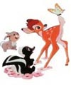 Bambi - fise pentru copii - personaje din desene