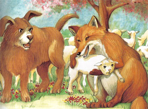 Animale Vulpea si cainele modul de viata si caracteristicile lui animal .com .ro